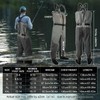 Goture 5-Layer Waterproof Zip Front Stocking Foot Waders, Breathable Fly