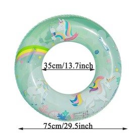 Pool Inflatable Rubber Ring Swim Rings Inflatable Pool Floats for Adults Kids Pool Ring Water Sports Toys Girls Boys Summer Swimming Pool Beach Party Tube Toy