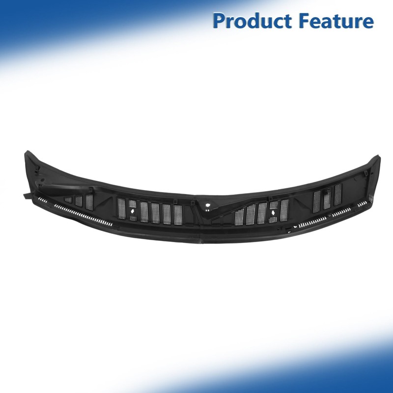Silscvtt Windshield Window Wiper Cowl Cover Grille Front Black Replacement