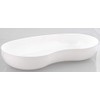 Kosmetex kidney bowl, plastic, white, food-safe, disinfectable, autoclavable, 26 cm,