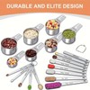 Stainless Steel Measuring Cups & Spoons Set of 20 -