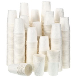 Vesici 1000 Pack 9 Oz Individually Wrapped Disposable Paper Cups bulk White Paper Cups Hot Cold Coffee Cups Espresso Cups Disposable Beverage Drinking Cup for Party Cafes and Businesses