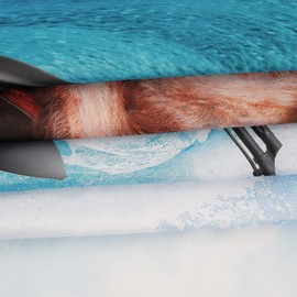 RosieLily Funny Shower Curtain, Kids Shower Curtains Set with 12 Hooks, Bear Shower Curtain, Cool Shower Curtain, Wild Bathroom Decor, 72"x96"