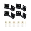 QWORK 8 Pieces U Angle Bracket Stainless Steel Heavy Duty