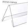 ULTECHNOVO 6Pcs Acrylic Display Stand for Office Events Name Plate