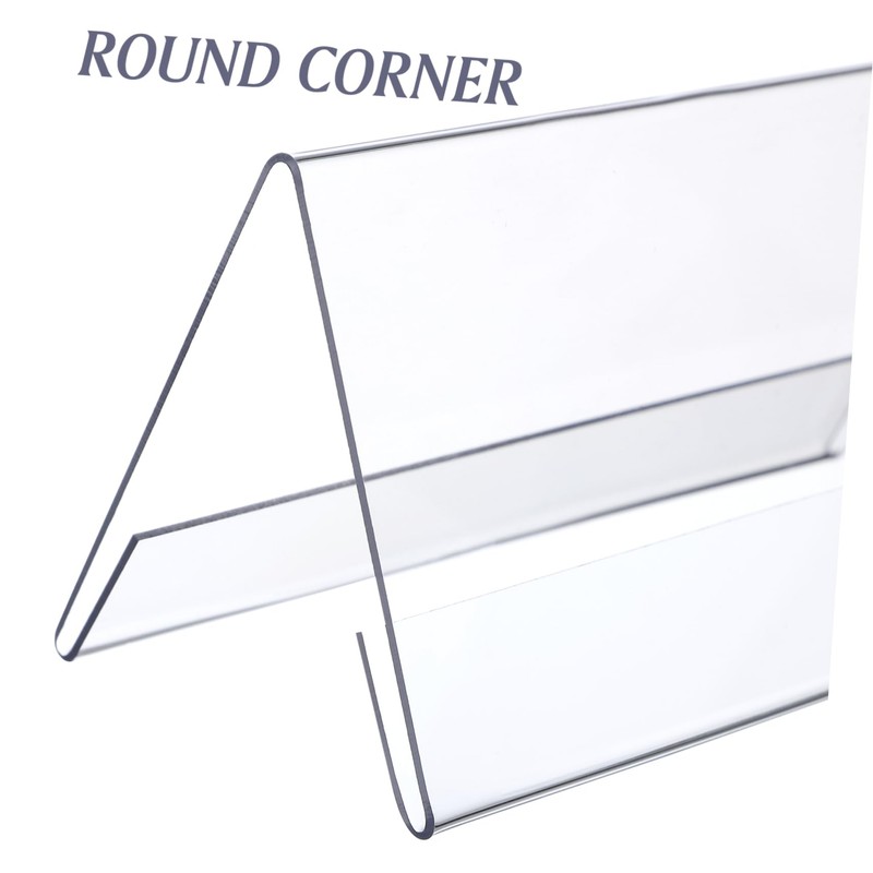 ULTECHNOVO 6Pcs Acrylic Display Stand for Office Events Name Plate