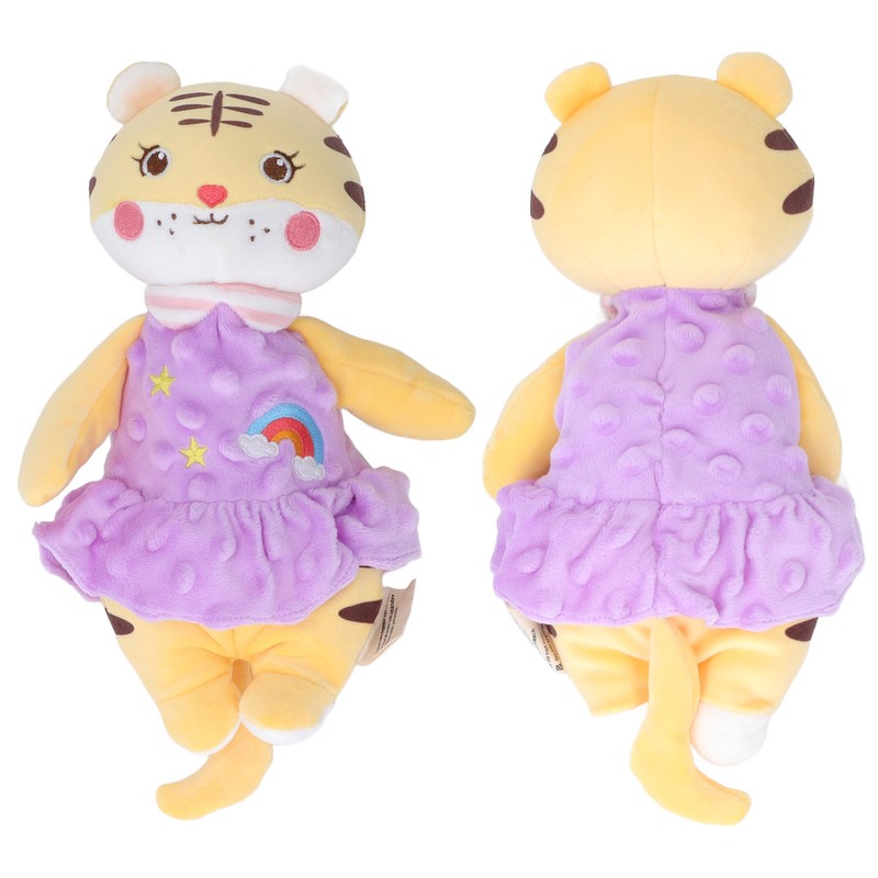 Plush Comfort Toy Teether Chewable 3D Granular Touch Cartoon Design