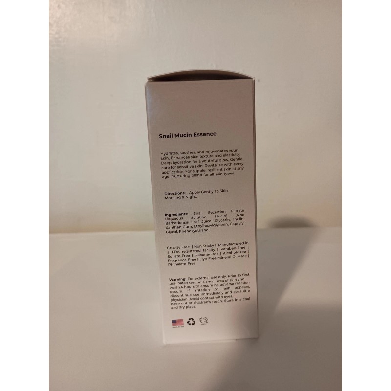 SnailCare Snail Mucin Essence 3.38 fl.oz 100ml 06/2027 Each Hydrating