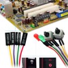 Ytian 2 Pieces 4 in 1 PC Power Switch Reset