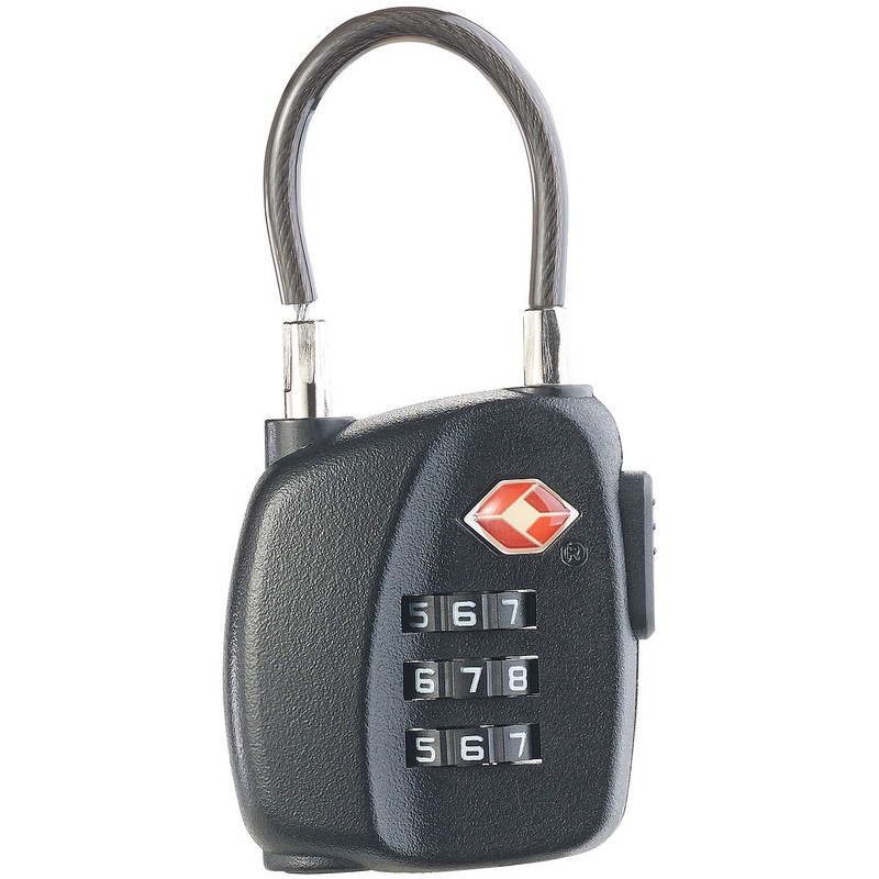 PEARL Suitcase Combination Lock: TSA Suitcase Combination Lock with Flexible