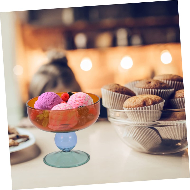 Alipis Unique Shape Multi-use Bowl Decorative Dessert Cup Ice Cup