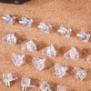 40PCS 5mm Shelf Support Peg, Clear Plastic Cabinet Shelf Support