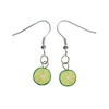 Miniblings Lime Earrings Pendant Fruit Lime Phosphorescent Cocktail – Handmade