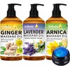 ANKOOY Massage Oil Set With Arnica Ginger And Lavender For