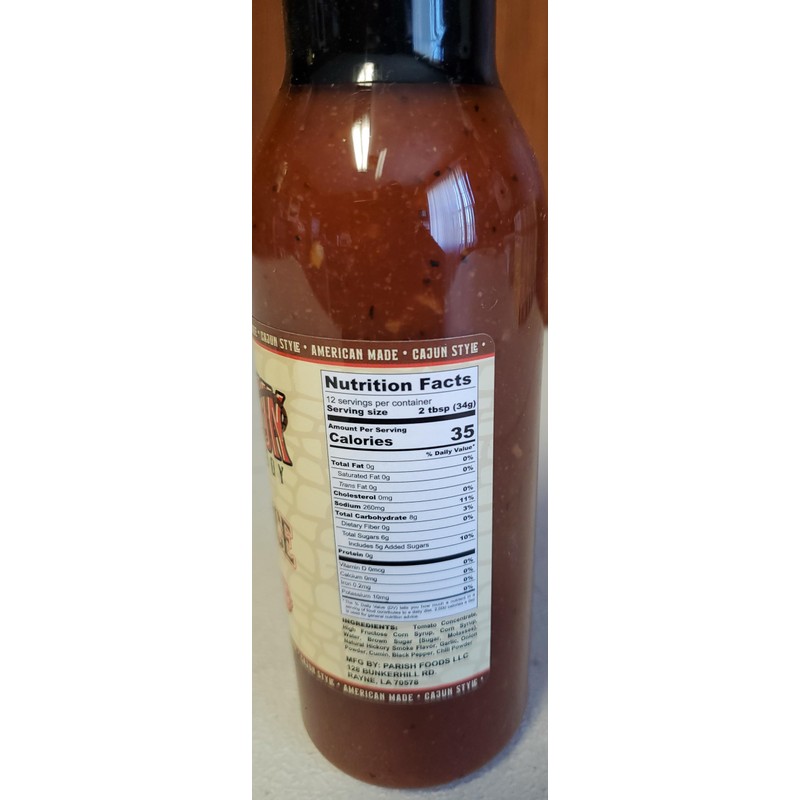 Cajun Cowboy BBQ Sauce, 12 fl oz, Cajun Style American
