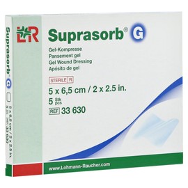SUPRASORB G Gel Compress 5 x 6.5 cm Pack of 5