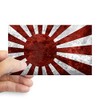 CafePress Japanese Rising Sun Flag Rectangle Bumper Sticker Car Decal