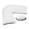 Rohi Goose Feather and Down V Shaped Pillow - Washable
