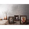 DECANIT 3.5x5 Picture Frames Rustic Distressed Brown Wood Pattern High