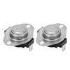 2PCS Snap Disc Temperature Switch Bimetal Engineering Plastic 25A Thermostat