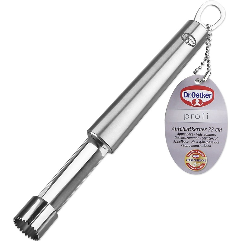 Dr.Oetker Corer for Apples Profi 22 cm in Silver, Stainless