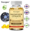 Magnesium citrate capsules - Promotes bone health - Supports nerve and muscle function - High absorption rate non-GMO vegan gluten-free, 2 pieces, 120 servings / 구연산마그네슘캡슐-뼈건강증진-신경 및 근육기능 지원- 높은 흡수율 non-GMO 비건성 글루텐 프리, 2개, 120회분