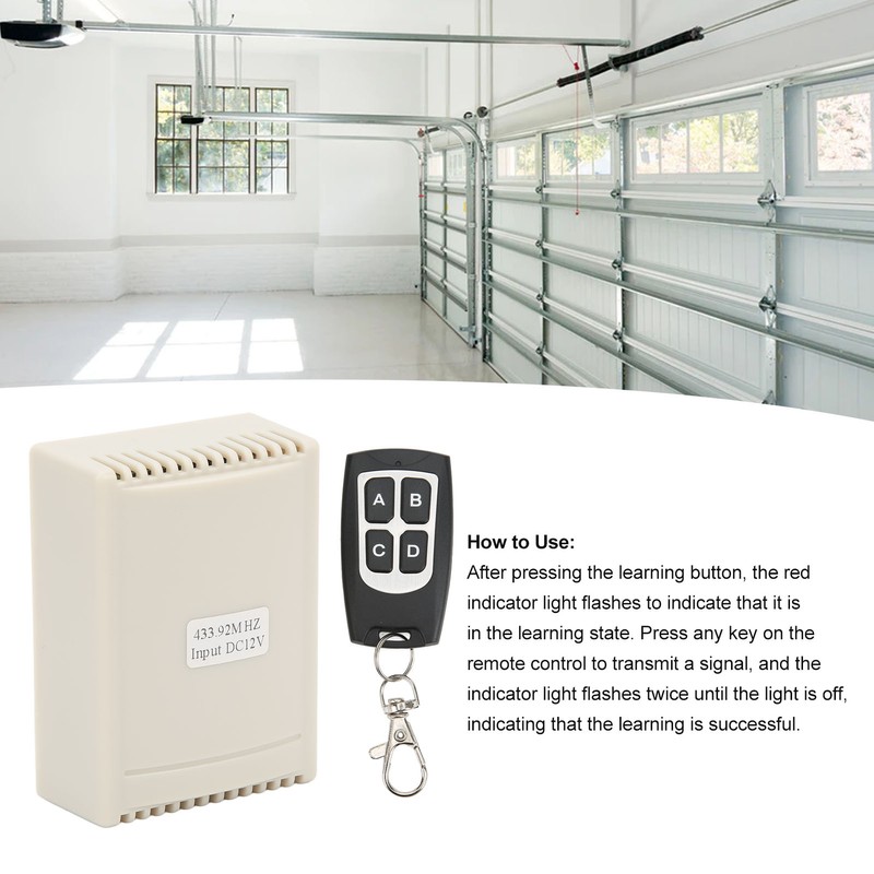 Wireless Relay Remote Control Switch 4 Channel Controller Set Kit