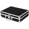 SAFE 9816 Aluminium Coin Case, Black, Includes 6 Royal Blue
