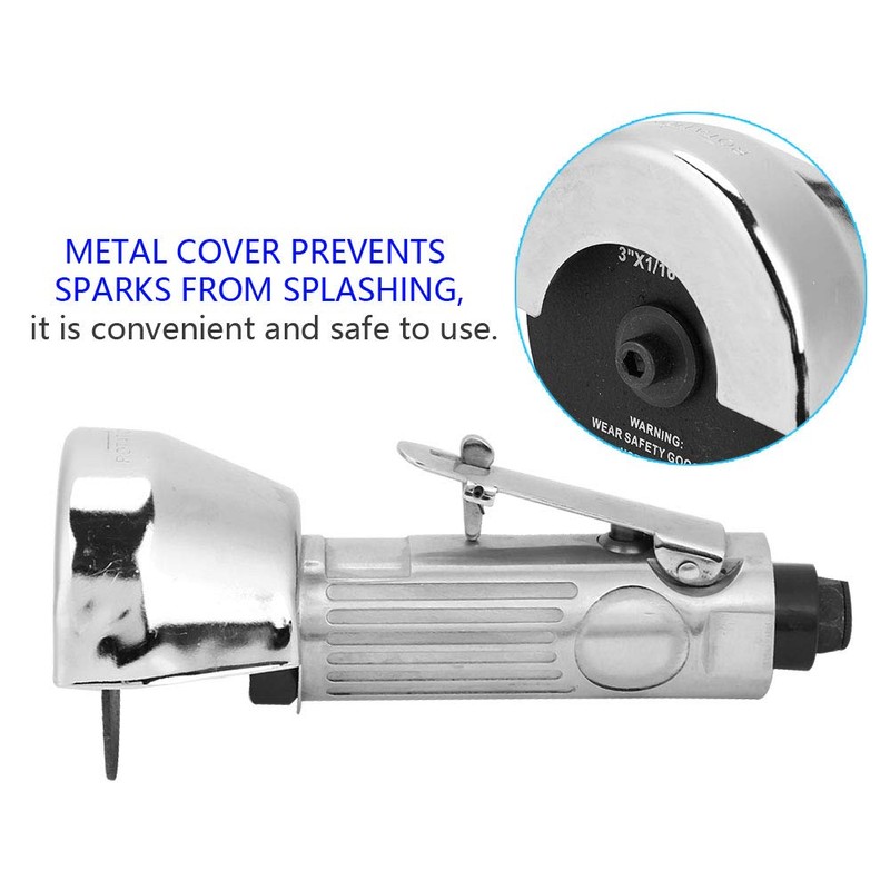 QANYEGN 3in Air Cut Off Tool, Angle Grinder Pneumatic Cutting