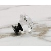 10 Pack Crystal Glass Diamond Shape Drawer Knob Pull Handle