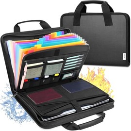 Organizador de Archivos de acordeón, Organizador de Archivos Expandible con Etiquetas Adhesivas, organizadors de archivo de tamaño carta con cremaller
