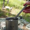 Kuvik Titanium Spork 2-Pack - Ultralight and Compact for Camping