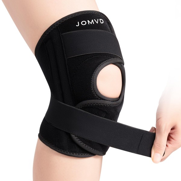 JOMVD Meniscus Knee Brace for Women Men, Adjustable Knee Support