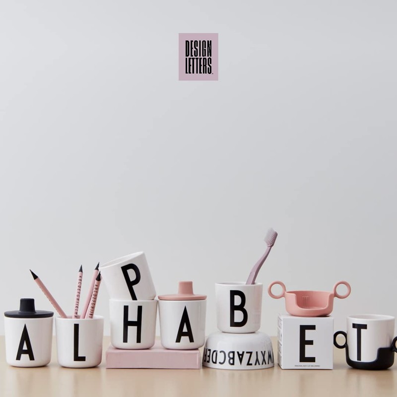 Design Letters Melamine Sippy cups for Baby 7 Oz A-Z
