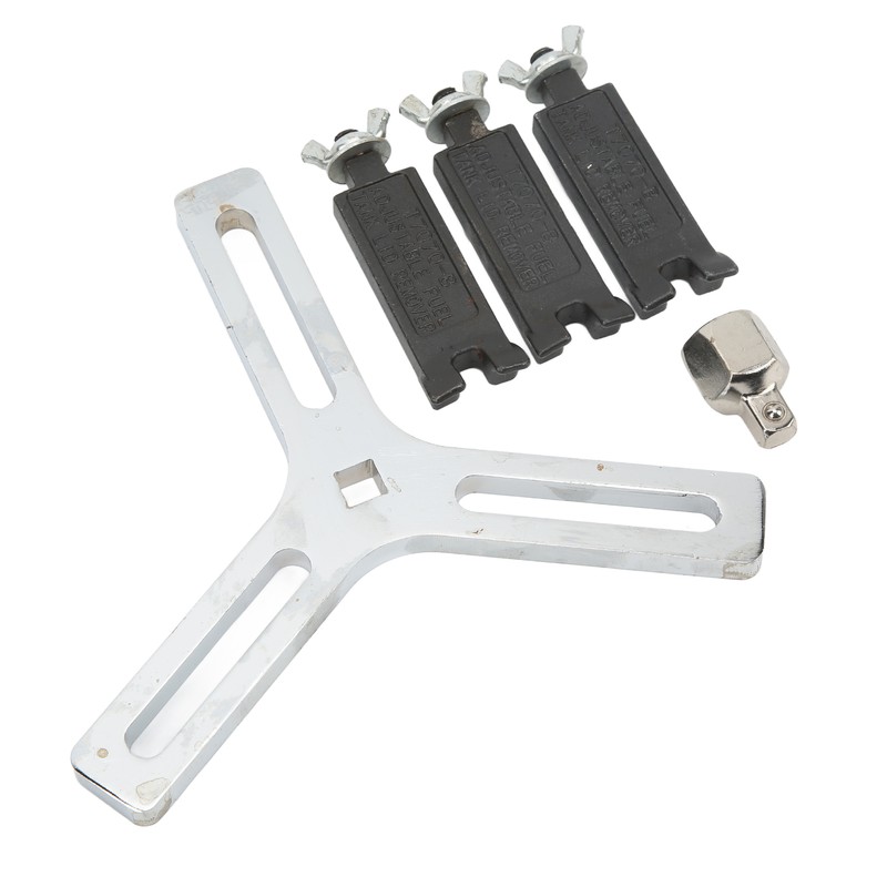 Fuel Tank Lid Wrench 3 Jaws Chrome Tangsten Steel Fuel