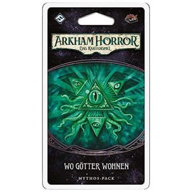 Fantasy Flight Games | Arkham Horror: LCG – Wo Götter wohnen | Expansion | Expert Game | Card Game | 1-4 Players | Ages 14+ | 45+ Minutes | German Version