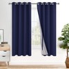 XWZO - Cortinas opacas con sombreado completo de 45 pulgadas