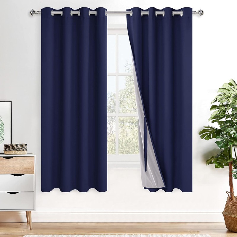 XWZO - Cortinas opacas con sombreado completo de 45 pulgadas