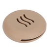 Silicone Powder Puff Holder for Beauty Egg Breathable Bag Brown