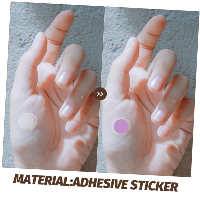CHILDWEET 10 Sheets UV Stickers UV Detection Stickers UV Patch