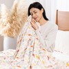 Sushing Luxury Printed Fleece Warm Blanket, Soft Lightweight Velvety Plush