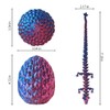 ACTICO 3D Printed Dragon Egg, Dragon Eggs with Dragon Inside,