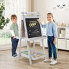 HONEY JOY Art Easel for Kids, Foldable Height Adjustable Double-Sided