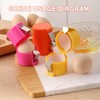 3PCS No Mess Easy Egg Opener - Easy Egg Opener,