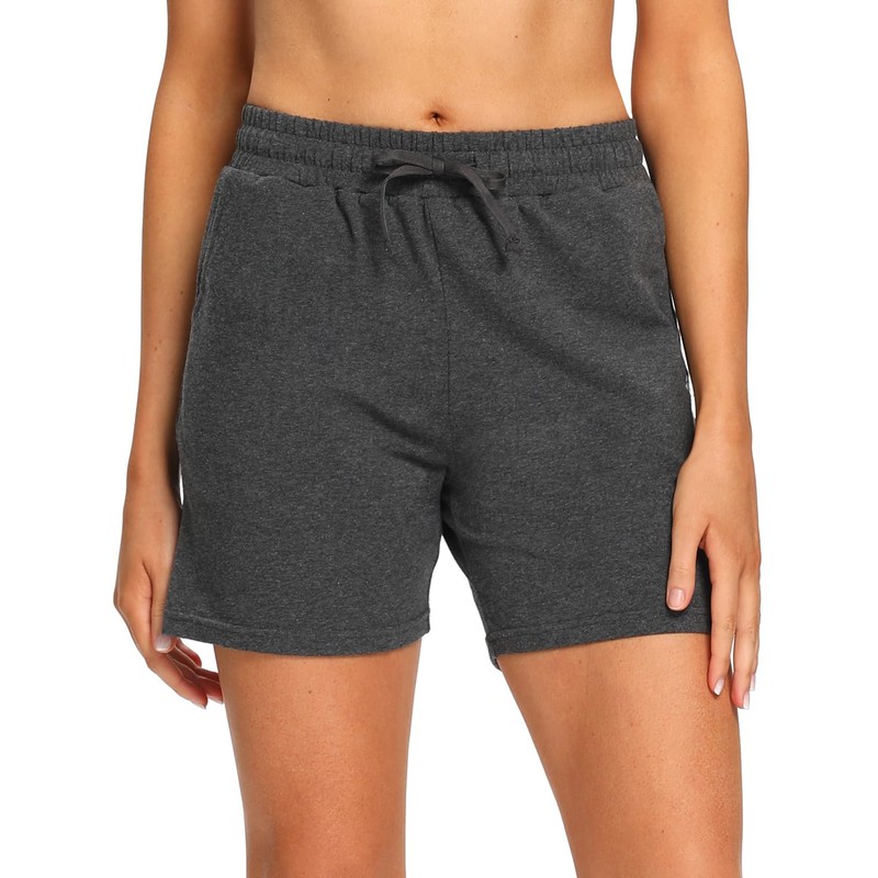 EZRUN Bermudas para Mujer, Pantalones Cortos de Verano con Bolsillos