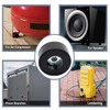 Roczential 16 Pack Speaker Rubber Feet with Stainless Washer Round