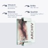 Logistic Sign System Door Sign Glass Vitrum A with Block