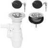 Wirquin 30718733 – Drain for 2 Communicating Basins D60 mm