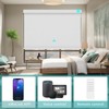 Changshade Smart Roller Shade with Remote Control Blackout Automatic Window