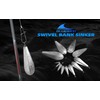 BLUEWING Swivel Bank Sinkers Fishing Weights with Swivel Bottom Bullet